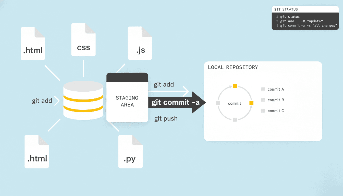Understanding git commit -a in Git (Beginner-Friendly Guide)